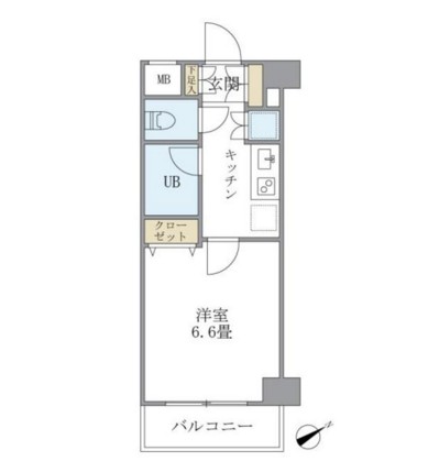 ＫＤＸレジデンス西新宿102号室の図面
