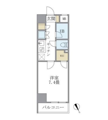 ＫＤＸレジデンス西新宿206号室の図面