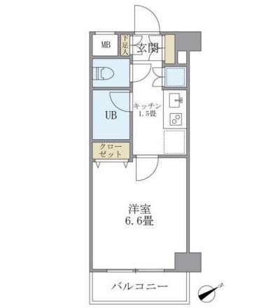 ＫＤＸレジデンス西新宿302号室の図面