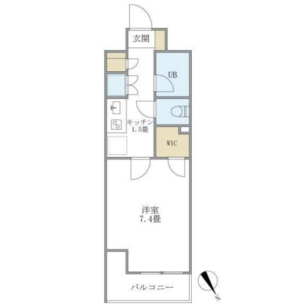 ＫＤＸレジデンス西新宿306号室の図面