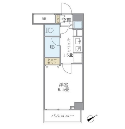 ＫＤＸレジデンス西新宿604号室の図面