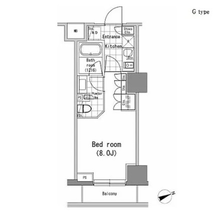 パークハビオ新橋406号室