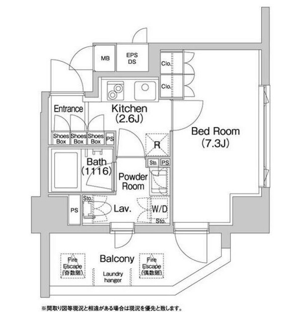 コンフォリア神楽坂ＤＥＵＸ1001号室の図面