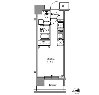 パークアクシス亀戸中央公園702号室