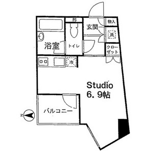 コンフォリア・リヴ小石川103号室の図面
