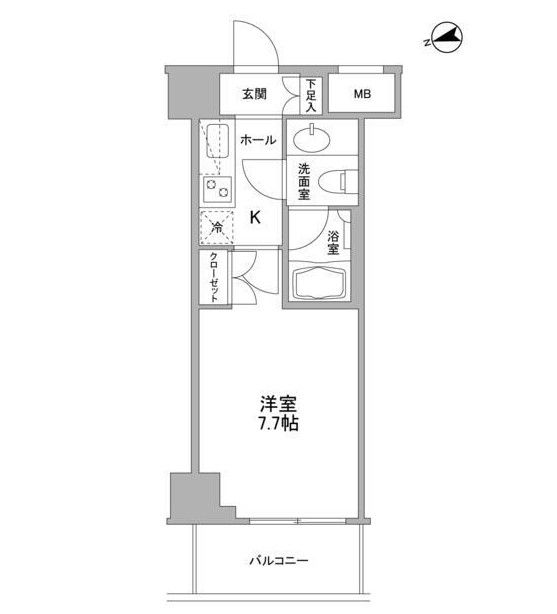 コンフォリア東中野DEUX704号室