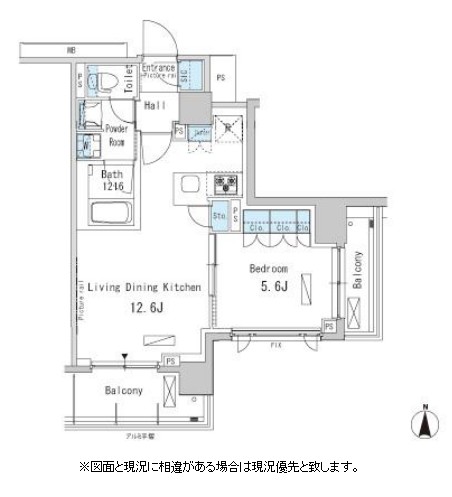 パークアクシス蒲田ステーションゲート1209号室の図面