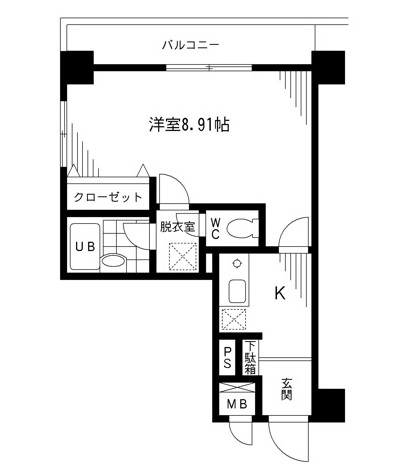 プライムアーバン千代田富士見503号室の図面