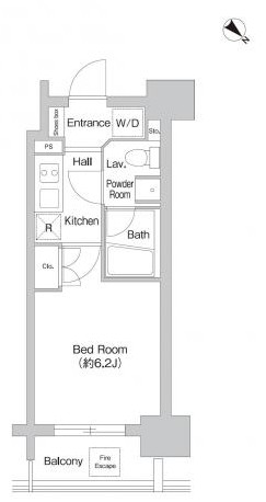 プラウドフラット巣鴨902号室の図面