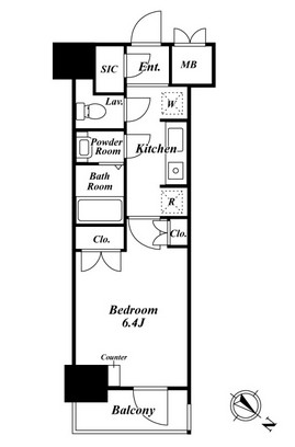 プレミアステージ駒込1102号室の図面
