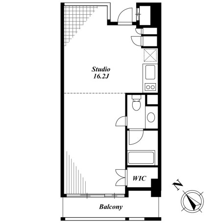 キャビンアリーナ赤坂802号室の図面