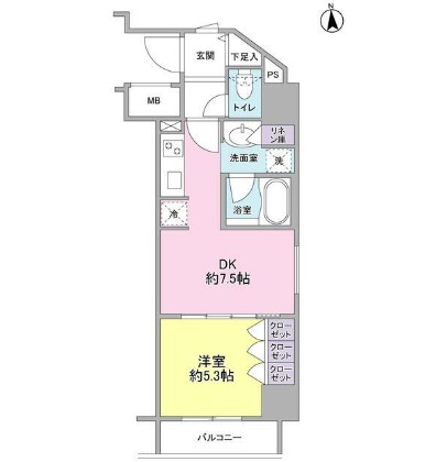 コンフォリア新宿御苑Ⅱ1305号室