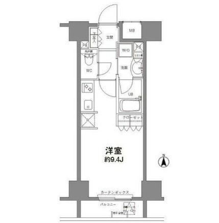 コンフォリア新宿御苑Ⅱ703号室の図面