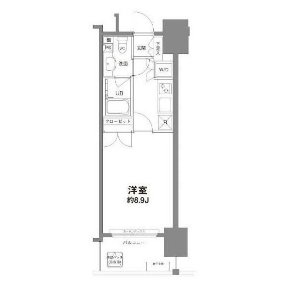 コンフォリア新宿御苑Ⅰ302号室の図面