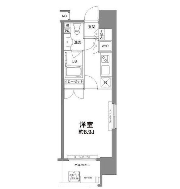コンフォリア新宿御苑Ⅰ504号室の図面