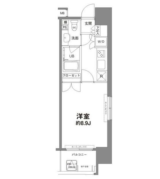コンフォリア新宿御苑Ⅰ904号室の図面