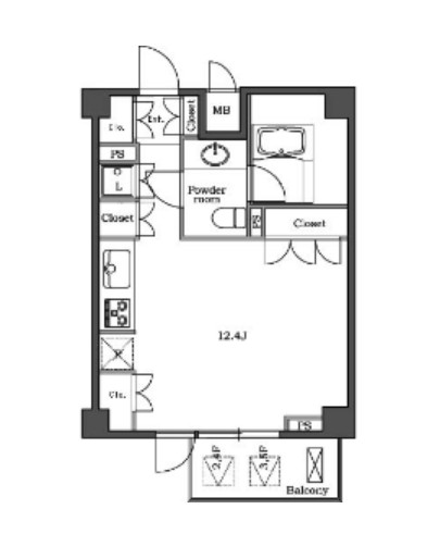 ステラメゾン白金台303号室の図面