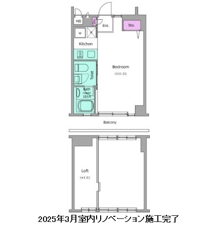 レジディア代々木Ⅱ502号室
