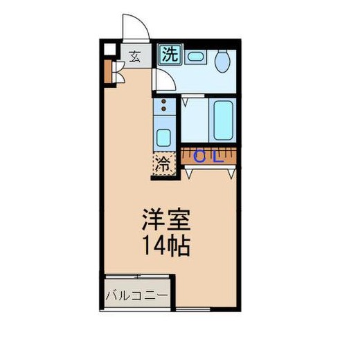 ＧＲＡＮＤＩＲ　Ｓ　ＫＩＴＡＳＡＮＤＯ3Ｃ号室の図面