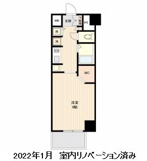 コスモリード幡ヶ谷701号室の図面