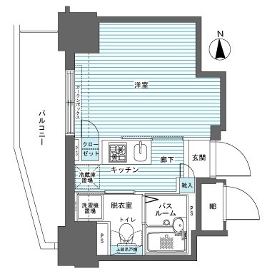 フェニックス西参道タワー303号室の図面