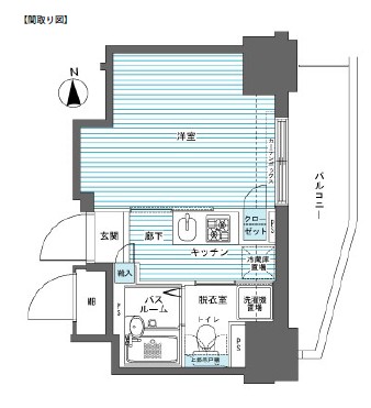 フェニックス西参道タワー612号室の図面