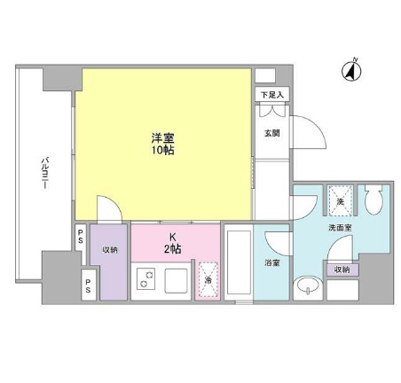 ウィスタリアマンション西新宿503号室の図面