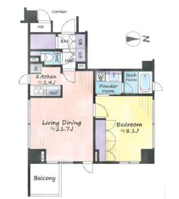 クオリア恵比寿イースト707号室