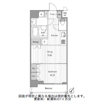 ＮＣＲｅ新宿中央公園1102号室の図面