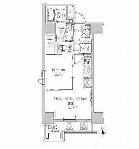 パークアクシス秋葉原Ｅａｓｔの図面１