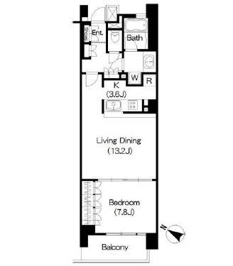 Ｂｒｉｌｌｉａ　ｉｓｔ　三軒茶屋　アイビーテラス606号室の図面