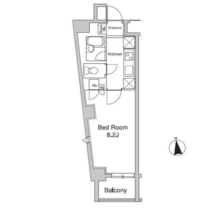 プラウドフラット代々木上原301号室の図面