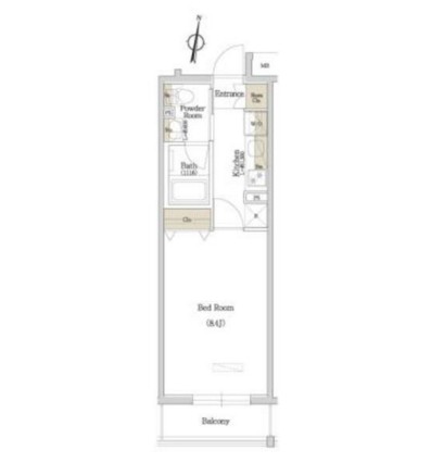 アーバネックス西新宿402号室の図面