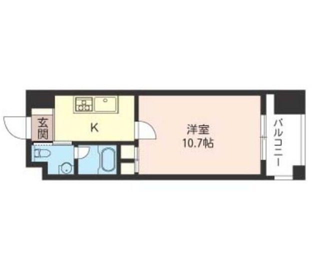エスティメゾン銀座902号室の図面