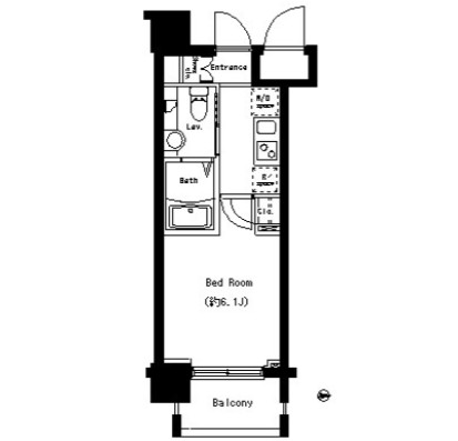 パークキューブ大井町304号室の図面