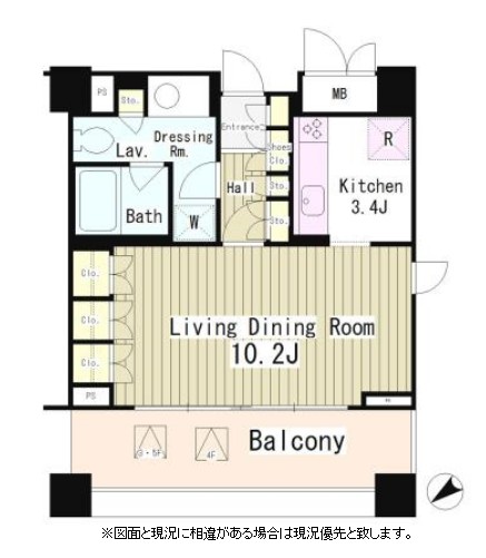パークオアシス赤坂丹後坂304号室の図面