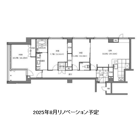 ストーリア赤坂309号室の図面