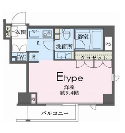 ドゥーエ南麻布705号室の図面