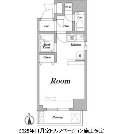 レジディア大井町703号室の図面