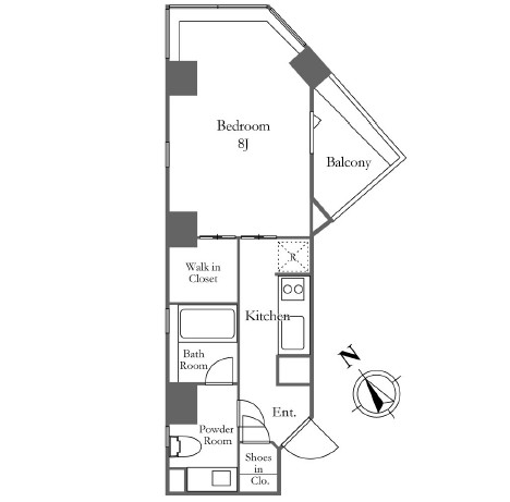 ＫＤＸレジデンス麻布仙台坂301号室の図面