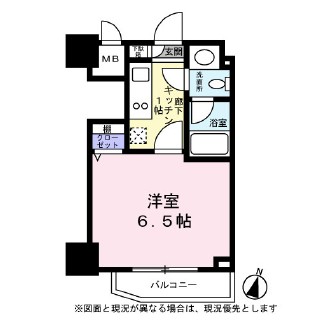 レジディア恵比寿Ⅲ205号室の図面