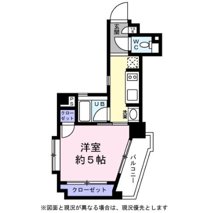 レジディア恵比寿Ⅲ306号室の図面
