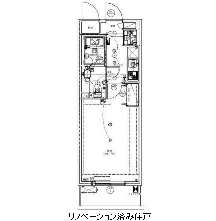 ミリアレジデンス赤坂502号室の図面