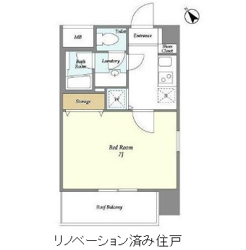 ミリアレジデンス赤坂604号室の図面