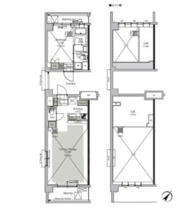 パークキューブ西ヶ原ステージ531号室の図面