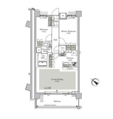 パークキューブ西ヶ原ステージ824号室の図面