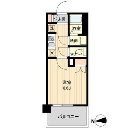 ラクアスレジデンス東新宿914号室の図面