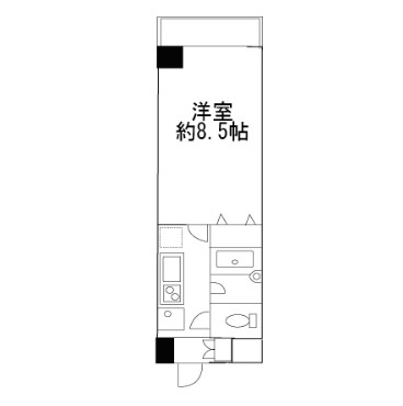 ヒューリックレジデンス参宮橋701号室の図面