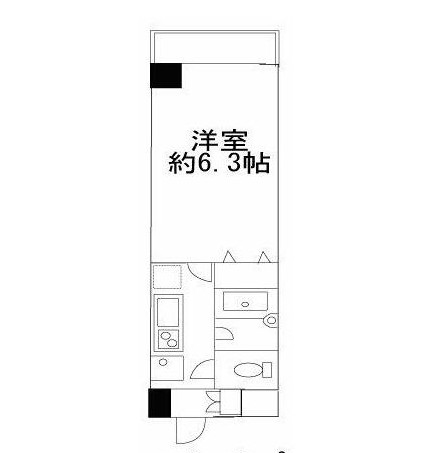 ヒューリックレジデンス参宮橋409号室の図面