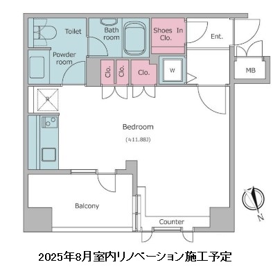 レジディア文京湯島701号室の図面